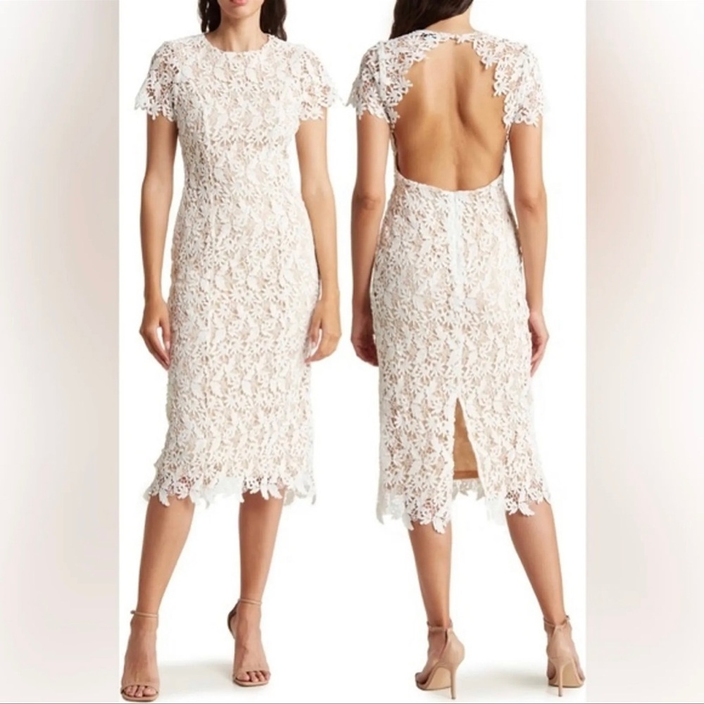 NWT NSR Mia lace short sleeve DRESS SIZE M - Picture 3 of 4